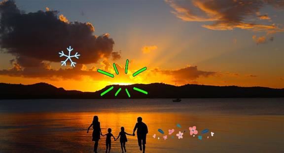 Seasonal Family Tour Package/4 Persons/5D.4N.